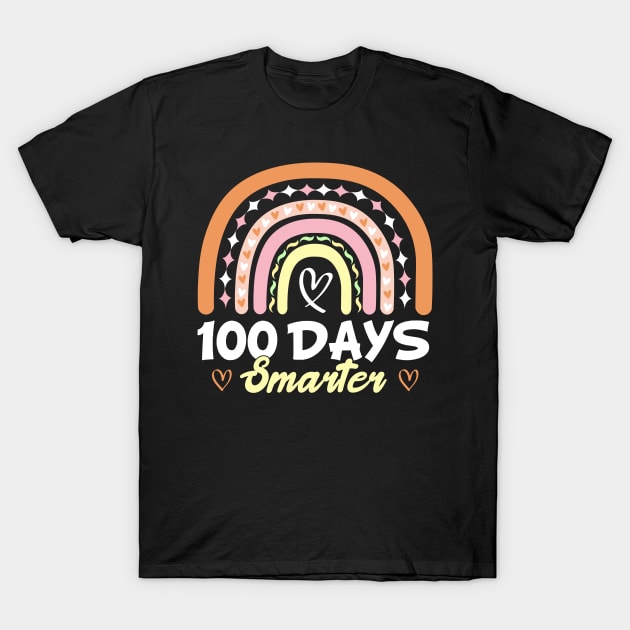 100 Days Smarter Gift For Kids Students And Teacher T-Shirt by SbeenShirts